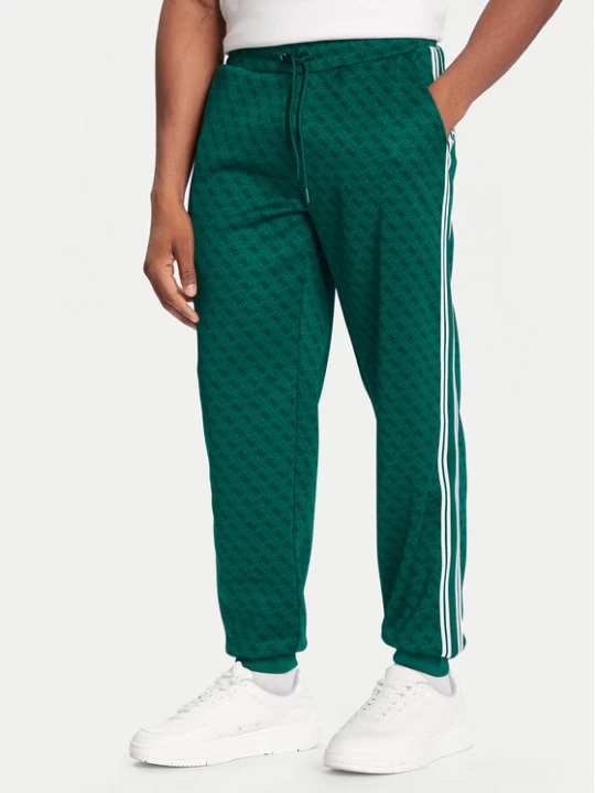 Zdjęcie produktu Guess Spodnie dresowe Z5BB19 K2042 Zielony Regular Fit