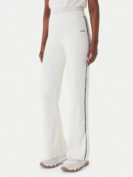 Zdjęcie produktu Guess Spodnie dzianinowe V6RB14 Z4642 Écru Regular Fit Kremowy