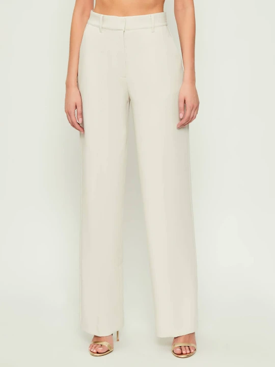 Zdjęcie produktu GUESS Spodnie JOANDRA | Relaxed fit ecru