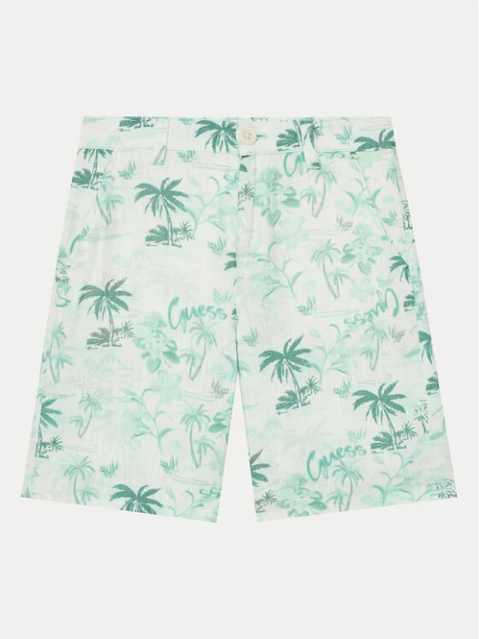 Zdjęcie produktu Guess Spodnie materiałowe L5GD20 WFBT0 Zielony Regular Fit
