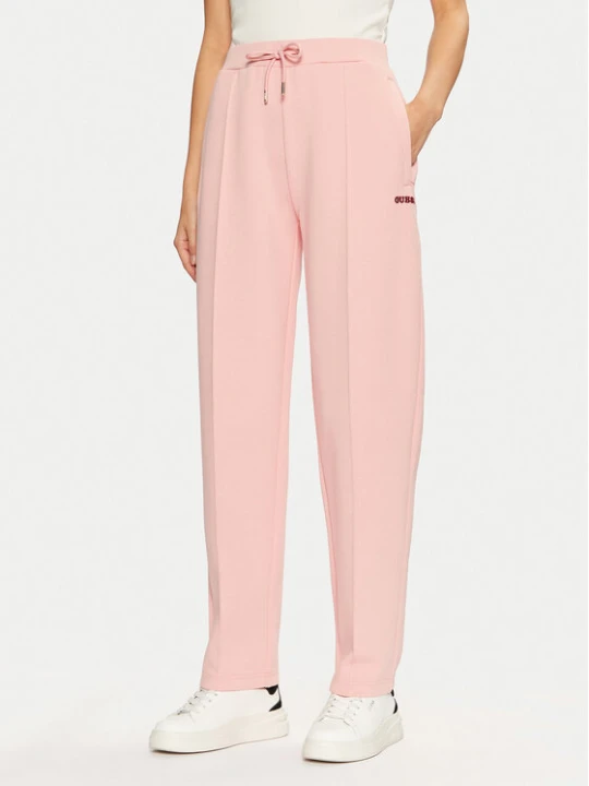 Zdjęcie produktu Guess Spodnie materiałowe V5RB01 KCLD1 Różowy Regular Fit
