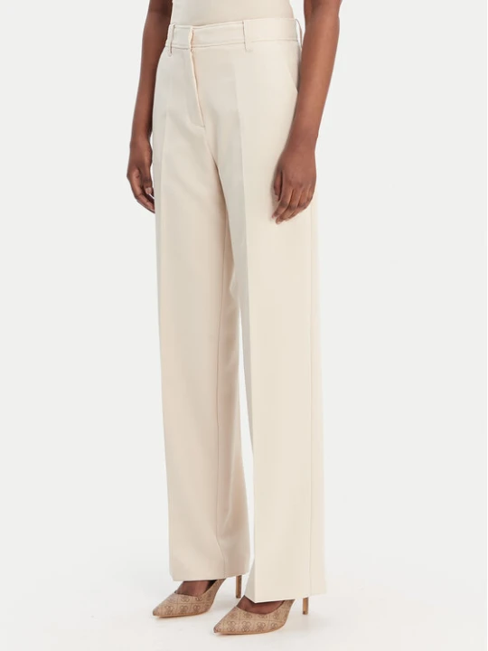 Zdjęcie produktu Guess Spodnie materiałowe W6RB02 WH9Y2 Beżowy Regular Fit