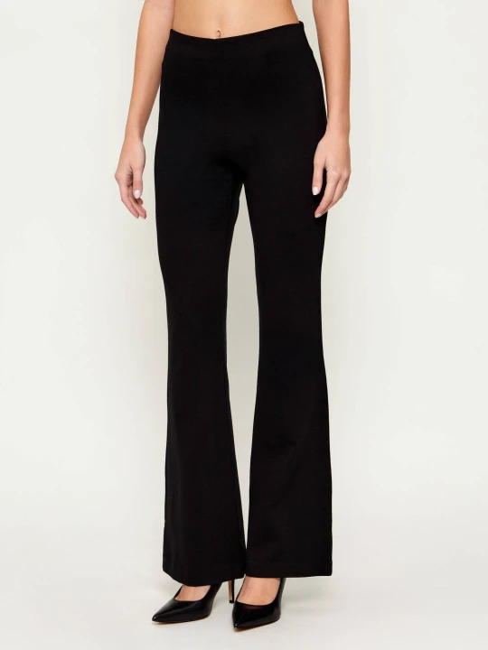 Zdjęcie produktu GUESS Spodnie NOEL | flare fit czarny