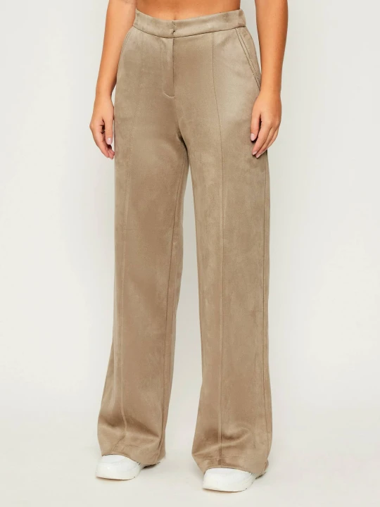Zdjęcie produktu GUESS Spodnie | Relaxed fit beżowy