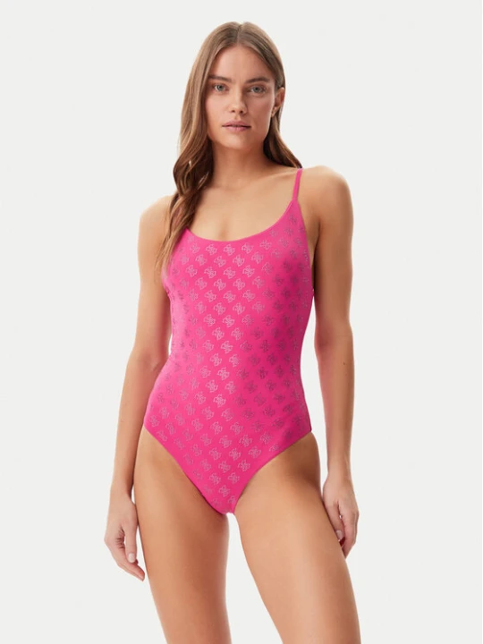Zdjęcie produktu Guess Strój kąpielowy E5GJ14 MC040 Różowy Regular Fit