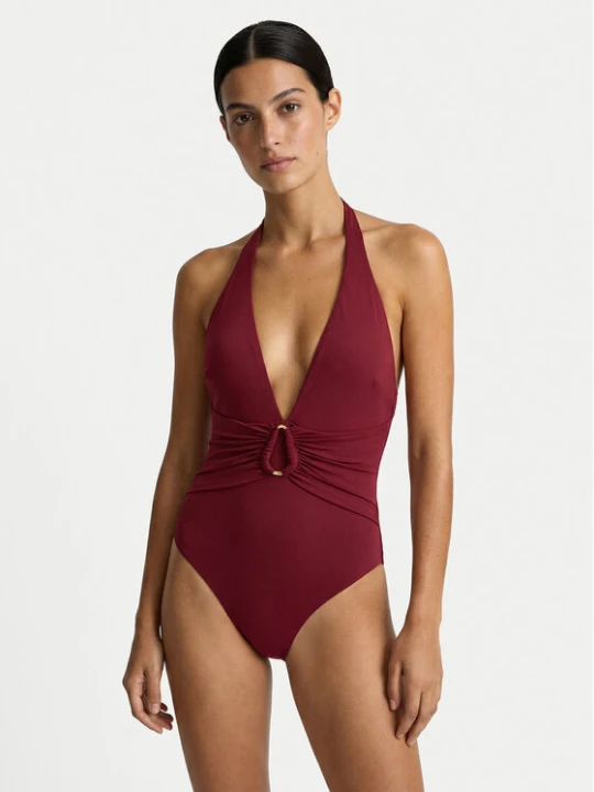 Zdjęcie produktu Guess Strój kąpielowy E6GJ16 KF590 Bordowy