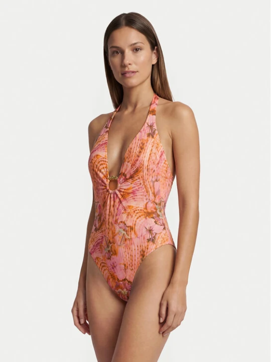Zdjęcie produktu Guess Strój kąpielowy E6GJ39 MC04R Różowy