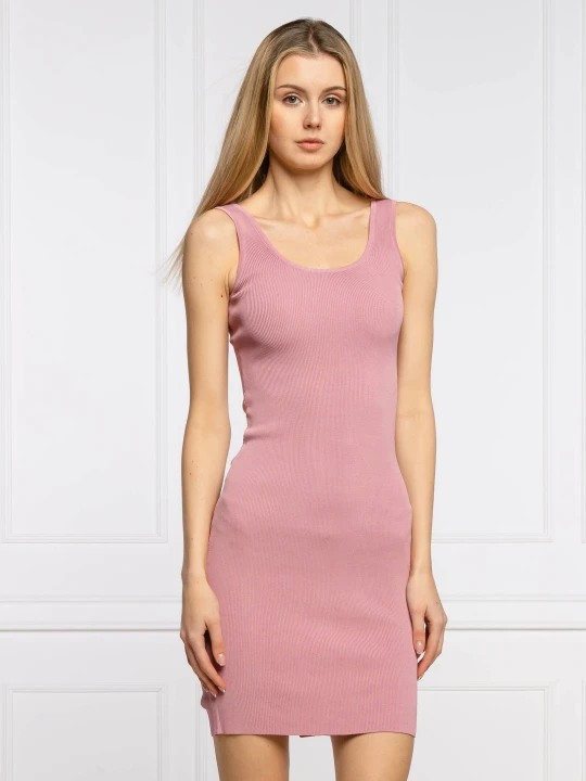 Zdjęcie produktu GUESS Sukienka AGATHA pudrowy róż