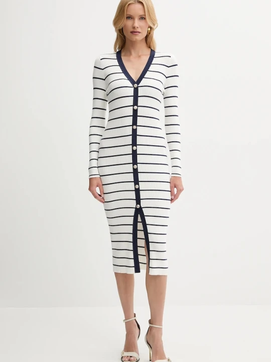 Zdjęcie produktu Guess sukienka ANDREA biały
