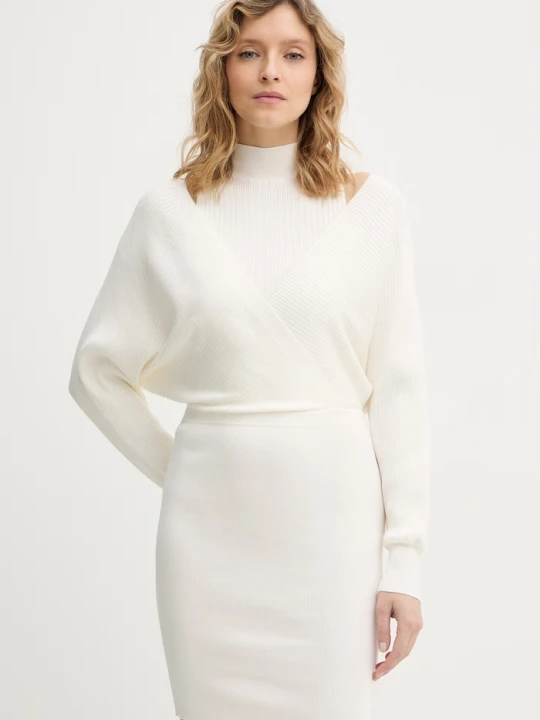 Zdjęcie produktu Guess sukienka ANITA beżowy