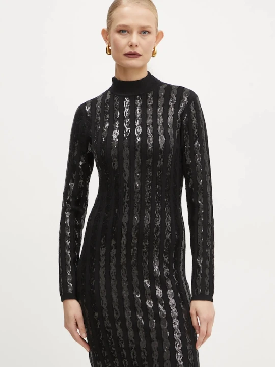 Zdjęcie produktu Guess sukienka BAILEY czarny