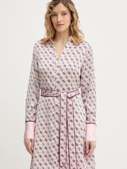 Zdjęcie produktu Guess sukienka BLERTA różowy