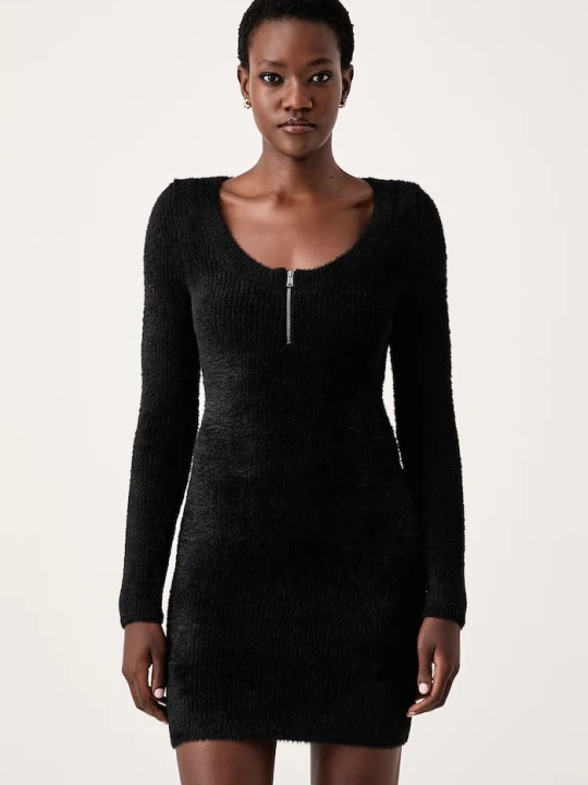 Zdjęcie produktu Guess sukienka bodycon JAYCEE czarny