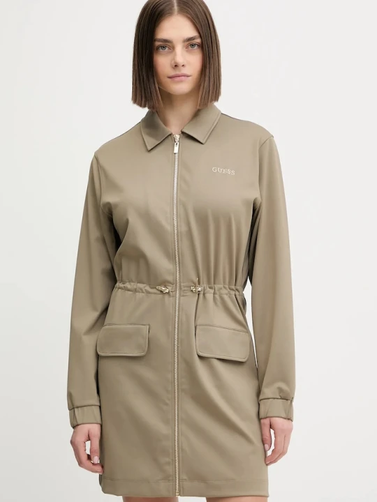 Zdjęcie produktu Guess sukienka CARLA zielony