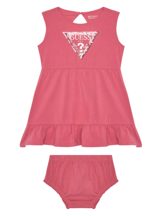Zdjęcie produktu Guess Sukienka codzienna A5GK06 K6YW4 Pomarańczowy Regular Fit