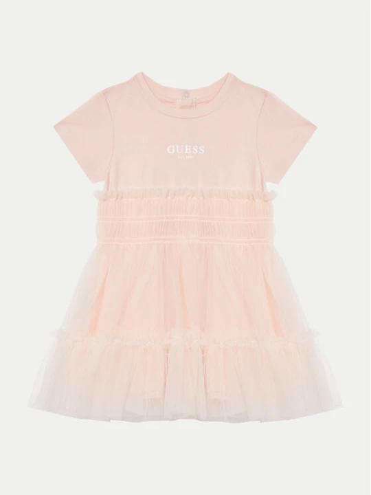 Zdjęcie produktu Guess Sukienka codzienna A5RK19 K6YW0 Różowy Regular Fit