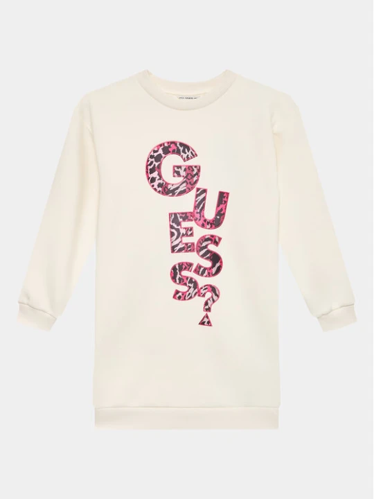 Zdjęcie produktu Guess Sukienka codzienna J3BK01 KAZQ2 Écru Regular Fit Kremowy
