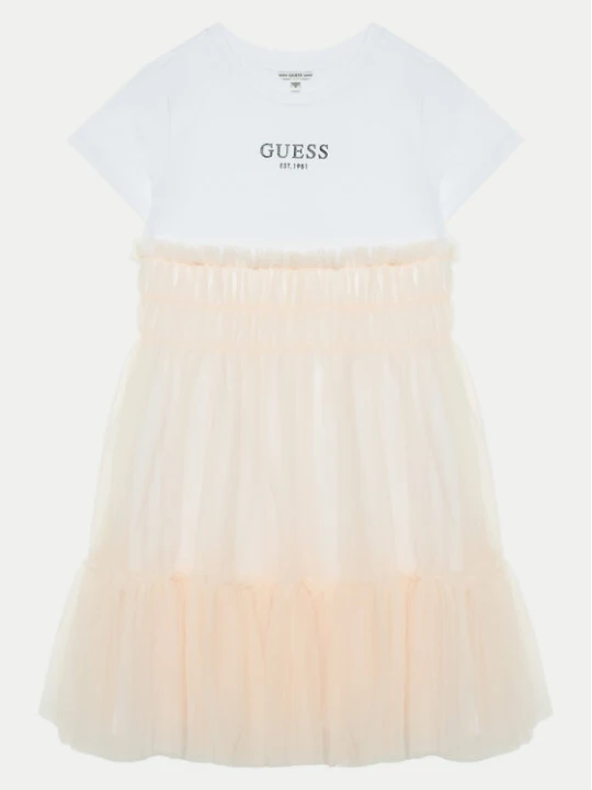 Zdjęcie produktu Guess Sukienka codzienna J5RK18 K6YW0 Różowy Regular Fit