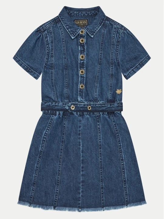 Zdjęcie produktu Guess Sukienka codzienna J5RK33 D4EU0 Granatowy Regular Fit
