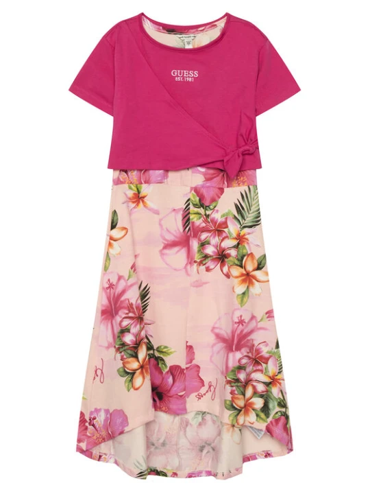Zdjęcie produktu Guess Sukienka codzienna J6GK15 K6YW4 Różowy ciemny Regular Fit
