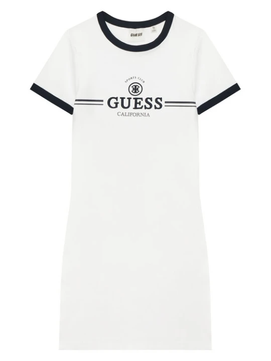 Zdjęcie produktu Guess Sukienka codzienna J6GK26 KCQX1 Biały Slim Fit