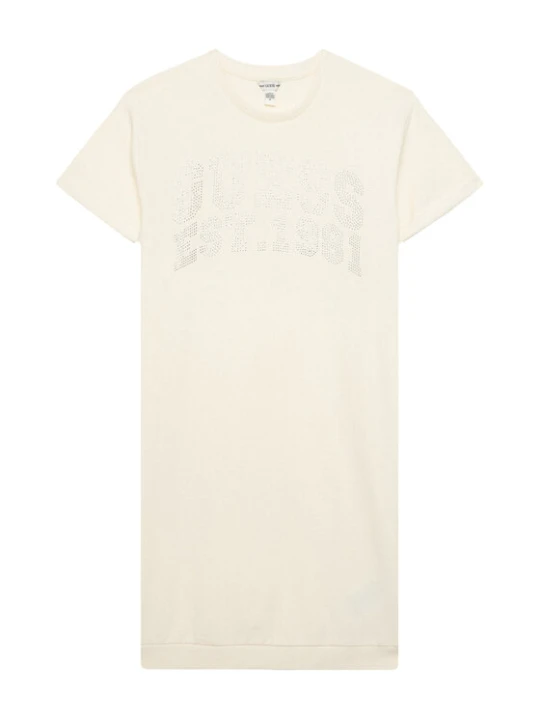 Zdjęcie produktu Guess Sukienka codzienna J6RK00 KA6R4 Écru Regular Fit Kremowy