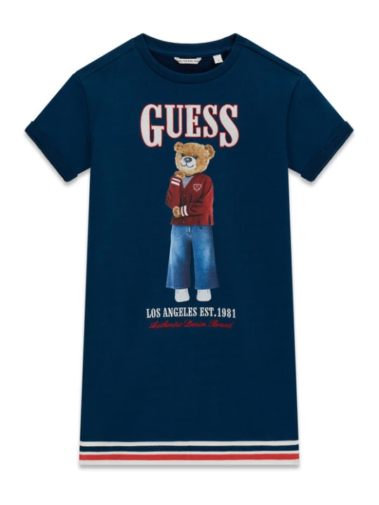 Zdjęcie produktu Guess Sukienka codzienna J6RK11 KAD74 Granatowy Regular Fit