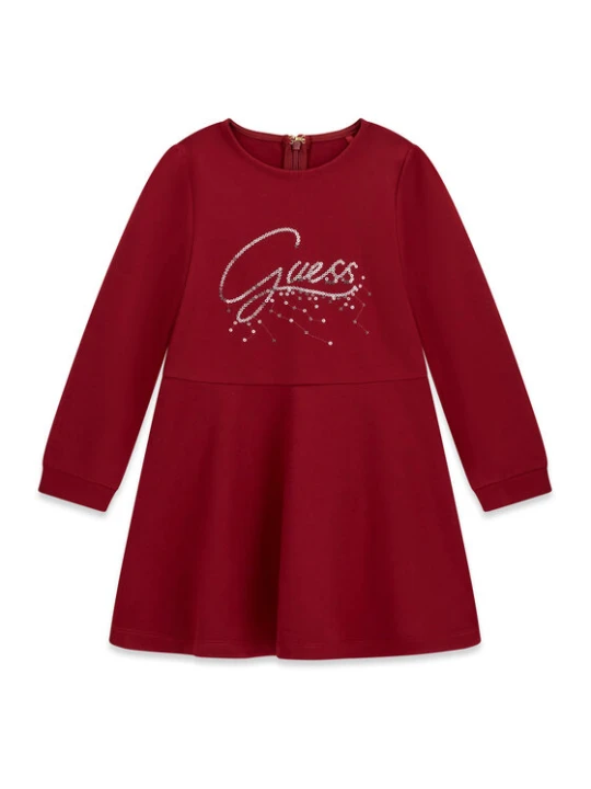 Zdjęcie produktu Guess Sukienka codzienna K6BK02 K5928 Czerwony ciemny Regular Fit
