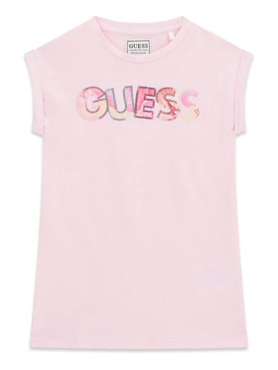 Zdjęcie produktu Guess Sukienka codzienna K6GK10 KAE24 Różowy jasny Regular Fit