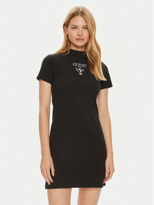 Zdjęcie produktu Guess Sukienka codzienna V4YK02 KCDH1 Czarny Regular Fit
