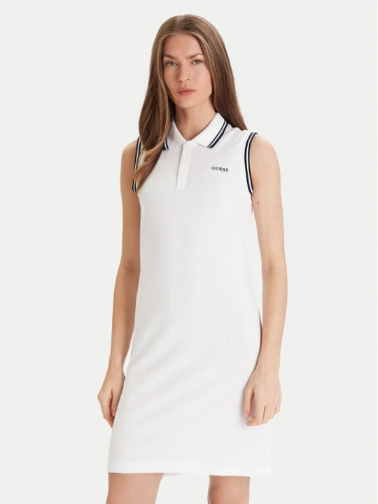 Zdjęcie produktu Guess Sukienka codzienna V5GK04 KCOK1 Biały Bodycon Fit
