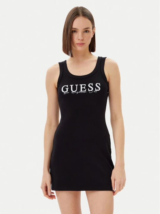 Zdjęcie produktu Guess Sukienka codzienna V5GK06 K8RT2 Czarny Slim Fit