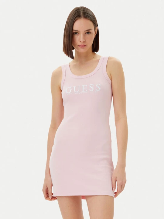 Zdjęcie produktu Guess Sukienka codzienna V5GK06 K8RT2 Różowy Slim Fit