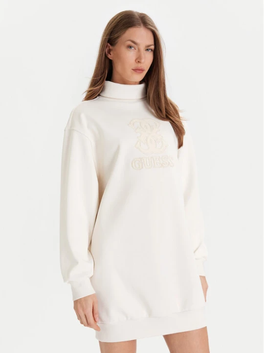 Zdjęcie produktu Guess Sukienka codzienna V5YK07 KCX22 Écru Regular Fit Kremowy