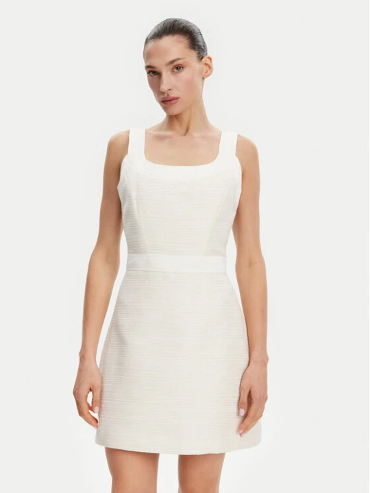 Zdjęcie produktu Guess Sukienka codzienna W5GK77 WH610 Écru Slim Fit Kremowy