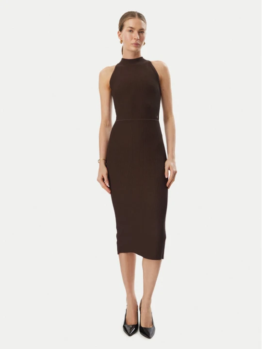 Zdjęcie produktu Guess Sukienka codzienna W6BK88 Z1920 Brązowy Slim Fit