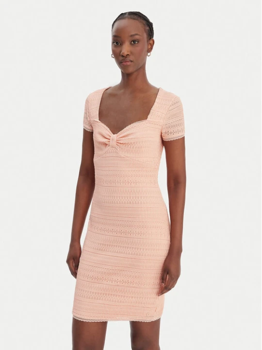Zdjęcie produktu Guess Sukienka codzienna W6GK15 K2950 Pomarańczowy Slim Fit