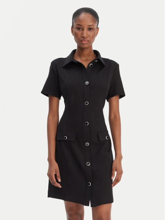 Zdjęcie produktu Guess Sukienka codzienna W6RK34 KCMU2 Czarny Classic Fit