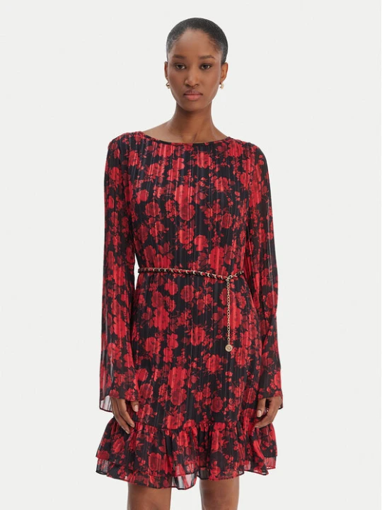 Zdjęcie produktu Guess Sukienka codzienna W6RK37 WJ712 Czerwony Regular Fit