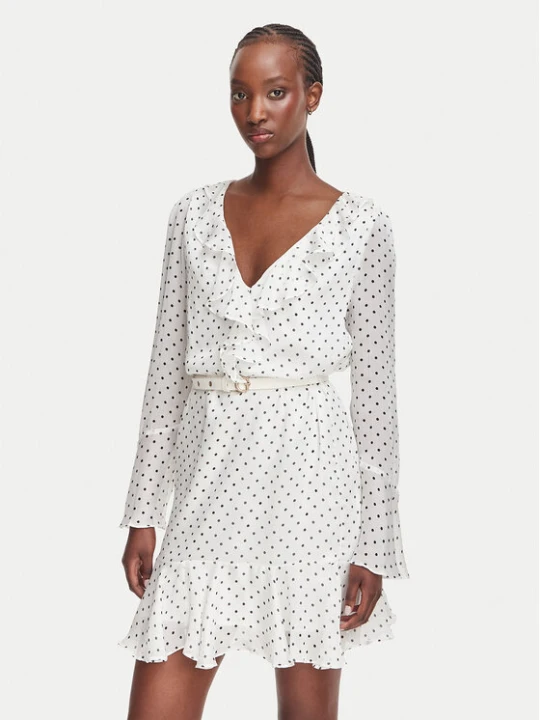 Zdjęcie produktu Guess Sukienka codzienna W6YK35 W2959 Biały Regular Fit