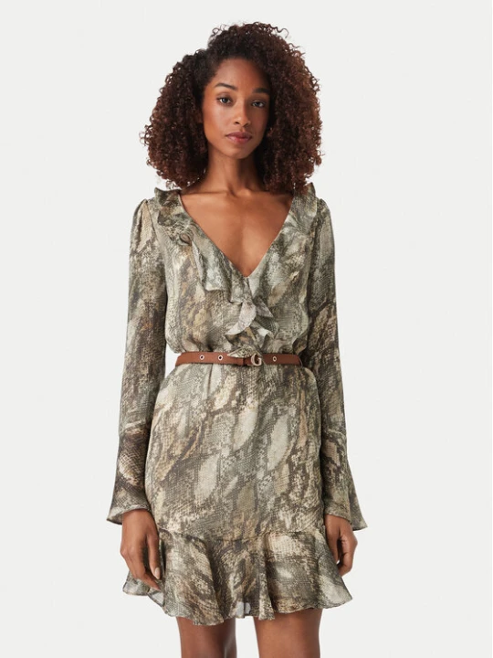 Zdjęcie produktu Guess Sukienka codzienna W6YK35 W2959 Zielony Regular Fit