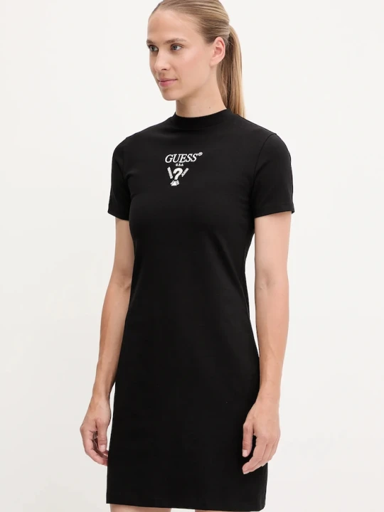 Zdjęcie produktu Guess sukienka COLETTE czarny