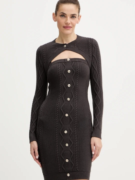 Zdjęcie produktu Guess sukienka DAPHNE szary