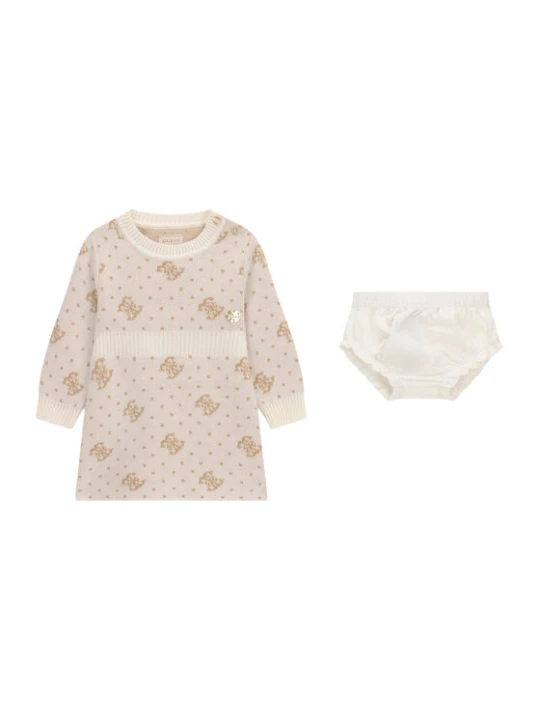 Zdjęcie produktu Guess Sukienka dzianinowa A6BK02 Z1313 Kremowy Regular Fit