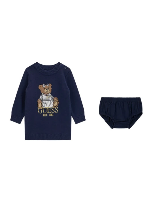 Zdjęcie produktu Guess Sukienka dzianinowa A6BK06 Z1316 Granatowy Regular Fit