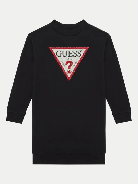 Zdjęcie produktu Guess Sukienka dzianinowa J3YK20 KA6R4 Czarny Regular Fit