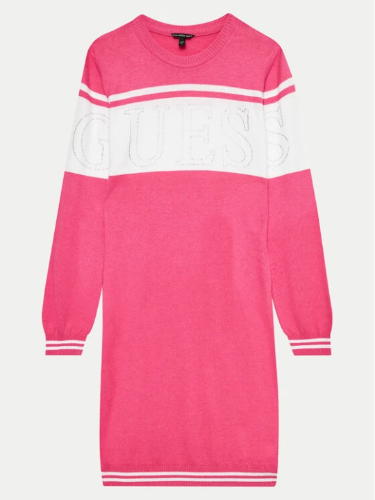 Zdjęcie produktu Guess Sukienka dzianinowa J4YK04 Z3GW0 Różowy Regular Fit
