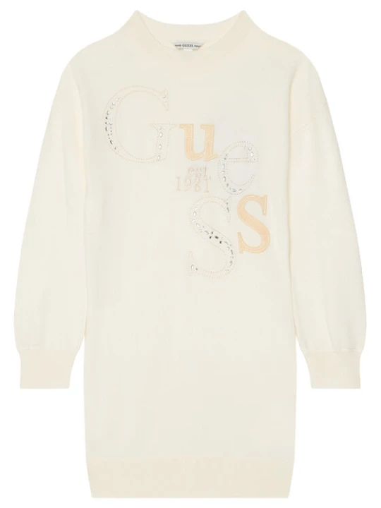 Zdjęcie produktu Guess Sukienka dzianinowa J5BK20 Z2NQ2 Beżowy Regular Fit