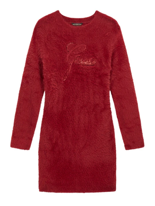 Zdjęcie produktu Guess Sukienka dzianinowa J6BK05 Z1294 Czerwony ciemny Regular Fit