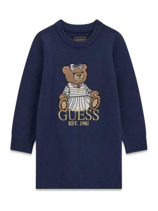 Zdjęcie produktu Guess Sukienka dzianinowa K6BK08 Z1308 Granatowy Regular Fit